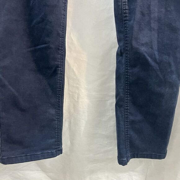 Carreli Womens Slim Skinny Jeans Blue Pockets Dark Wash Mid Rise Denim - Picture 2 of 6